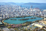 A bird's-eye view of Oh-hori park