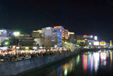 The famous stalls in Nakasu